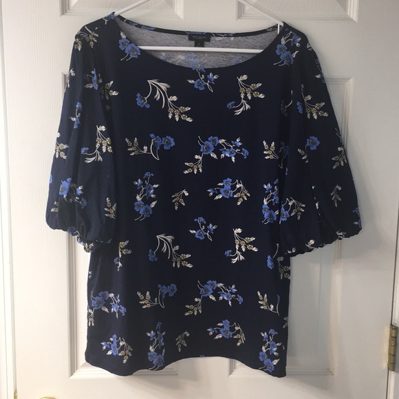 Ann Taylor Factory Tops - Ann Taylor factory floral top